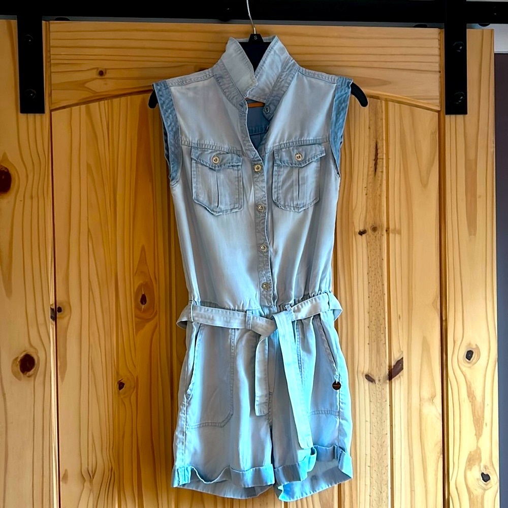 Scotch & Soda Light Denim Romper w Belt small